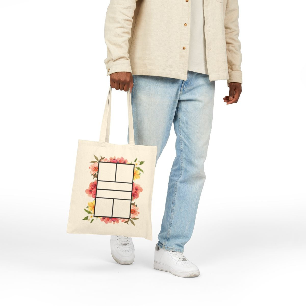 PICKLEBALL FLORAL - Pickleball (Tote Bag)
