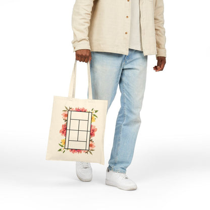 TENNIS FLORAL 1 - Tennis (Tote Bag)