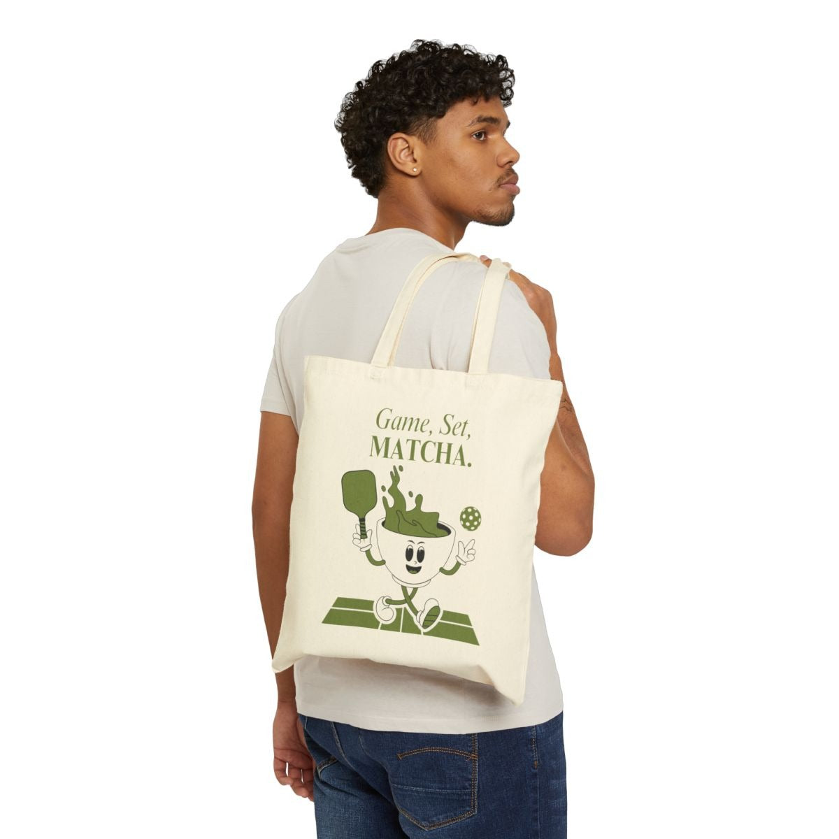 GAME, SET, MACTHA - Pickleball (Tote Bag)