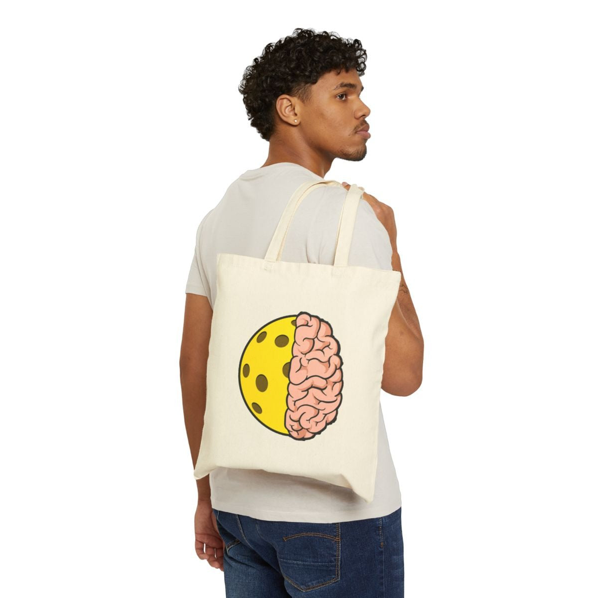 PICKLEBALL BRAIN - Pickleball (Tote Bag)