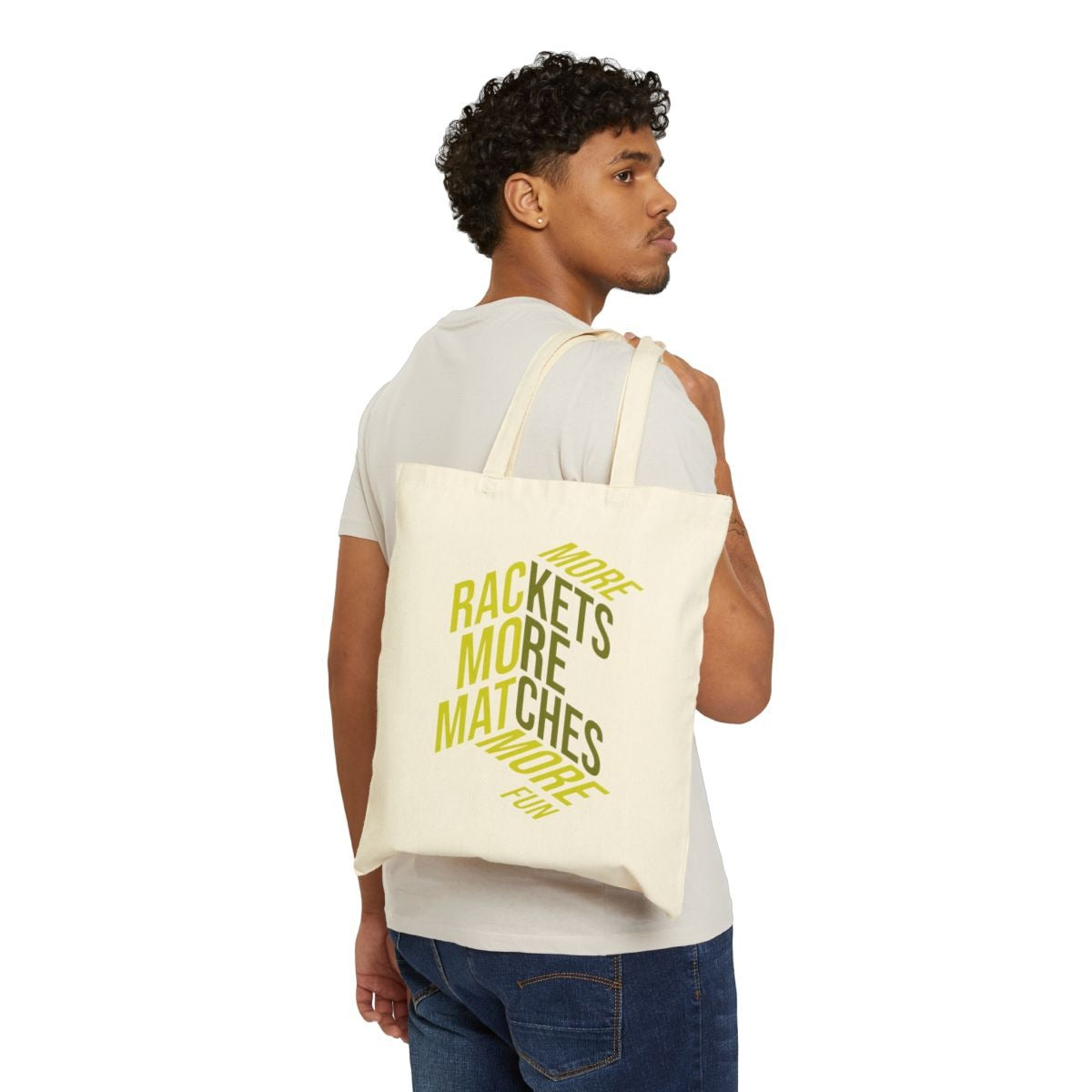 MORE RACKETS - Pickleball (Tote Bag)