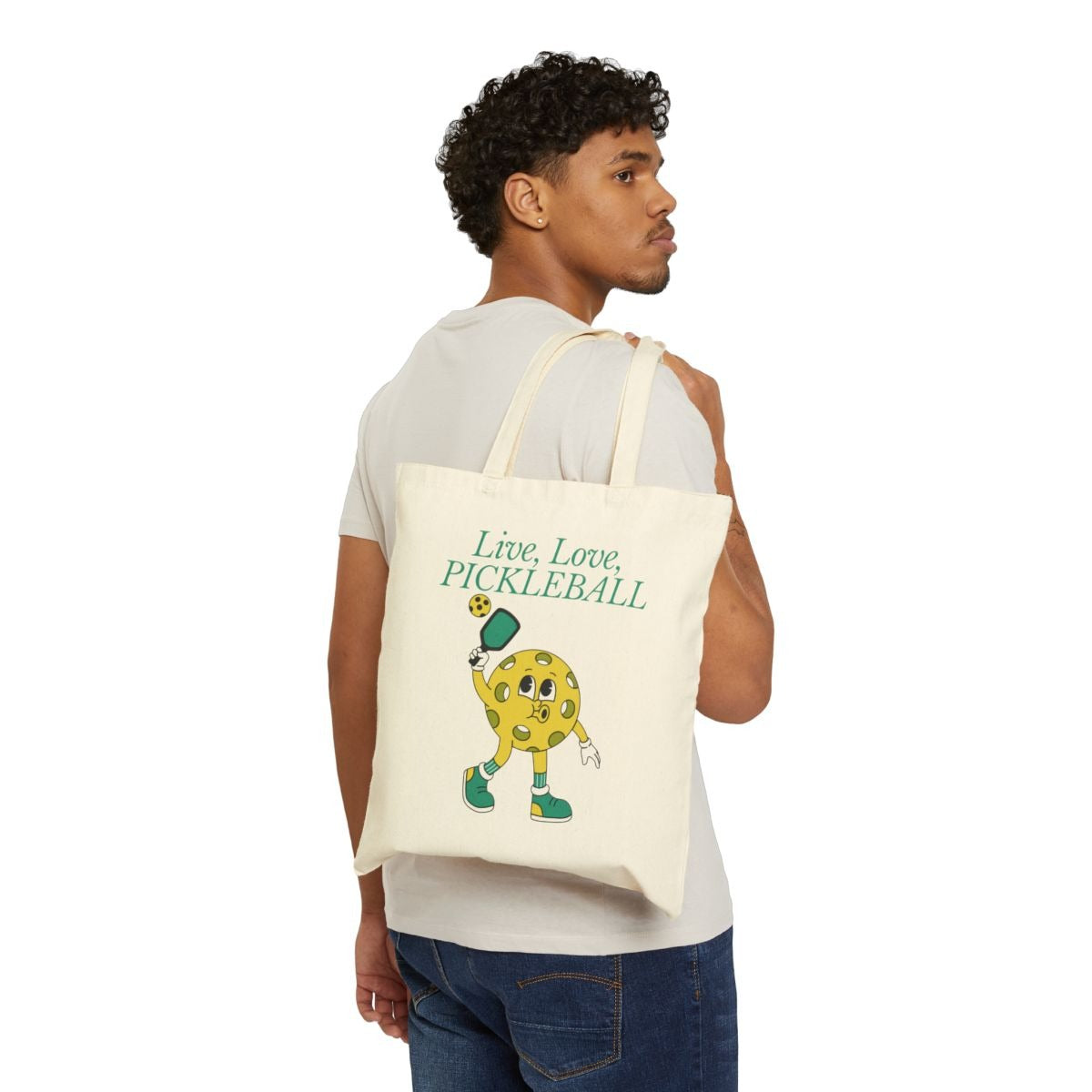 LIVE LOVE PICKLEBALL - Pickleball (Tote Bag)