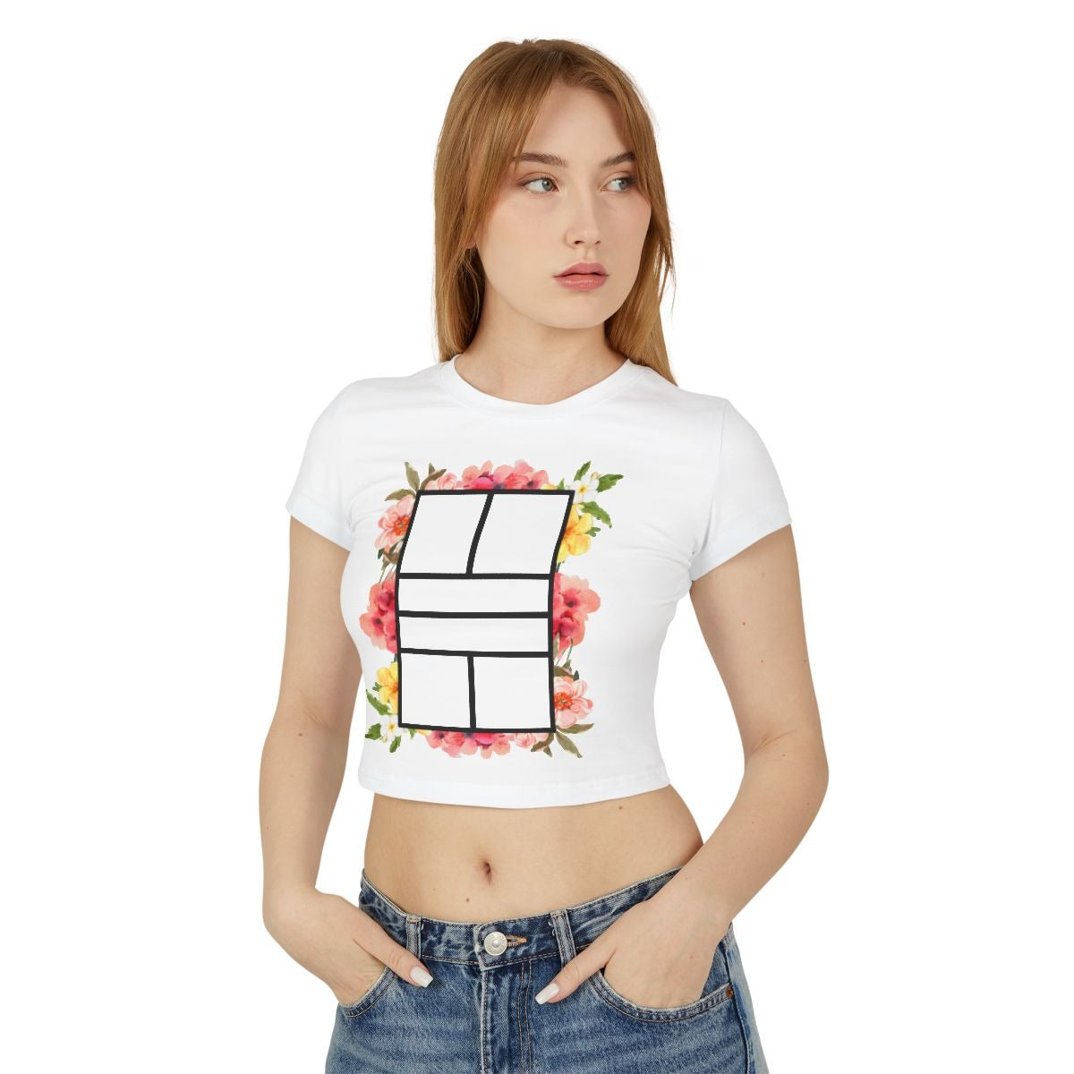 PICKLEBALL FLORAL - Pickleball (Crop Top)