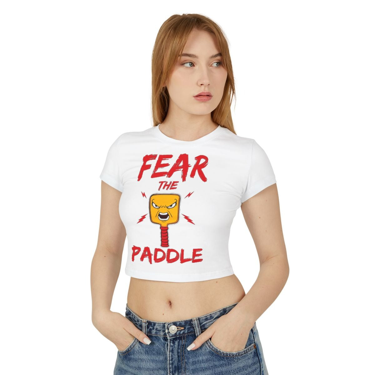 FEAR THE PADDLE - Pickleball (Crop Top)