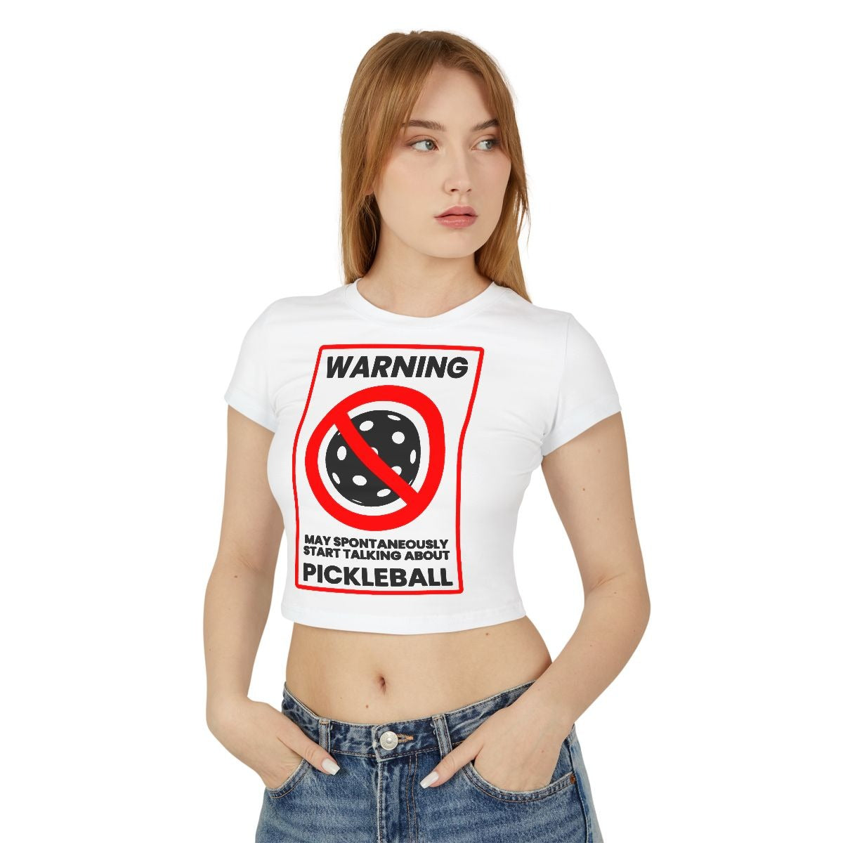 WARNING PICKLEBALL - Pickleball (Crop Top)