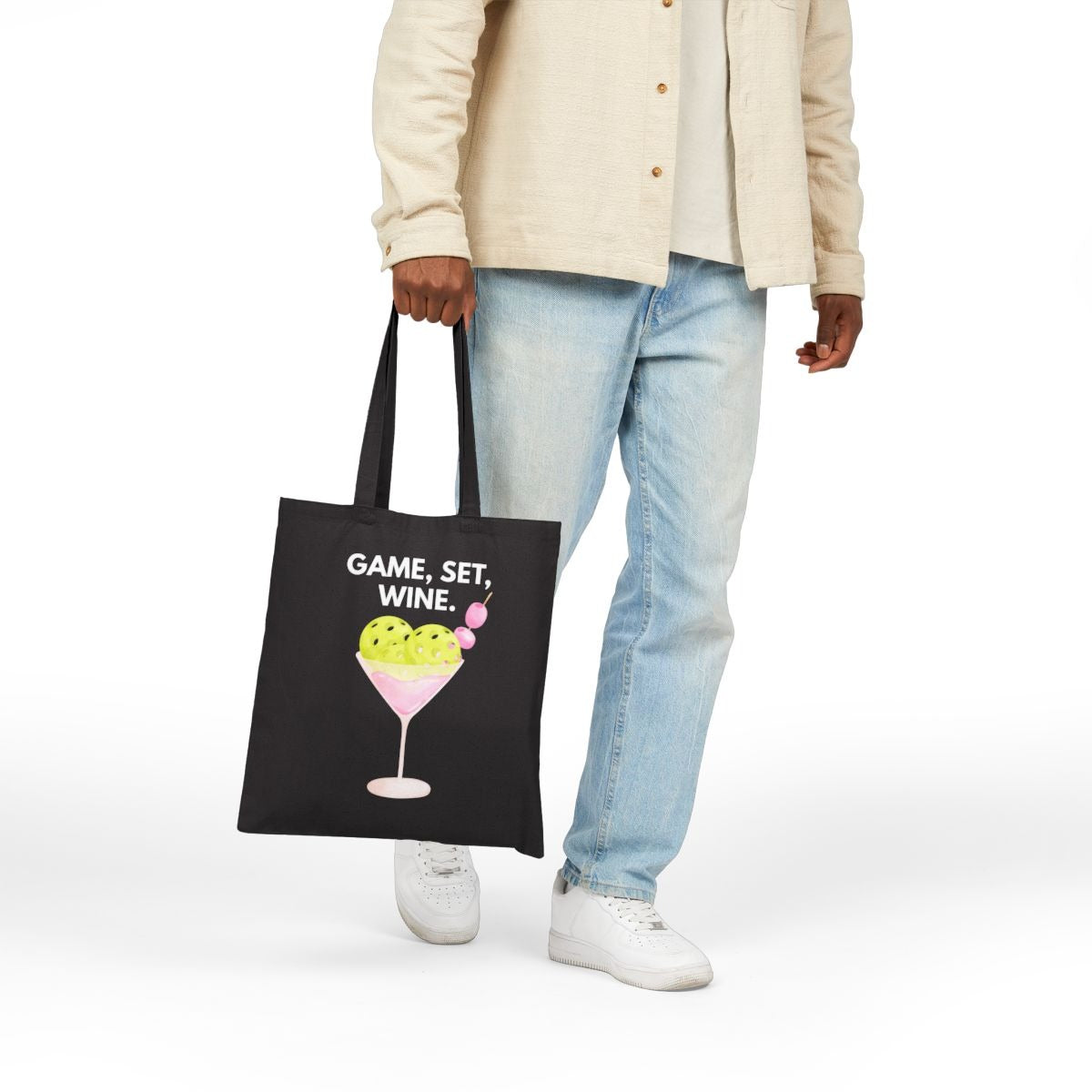 GAME SET WINE - Pickleball (Tote Bag)