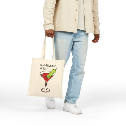 GAME, SET, WINE - Tennis (Tote Bag)
