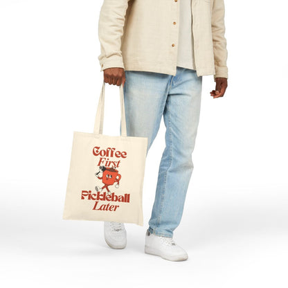 COFFEE FIRST 3 - Pickleball (Tote Bag)