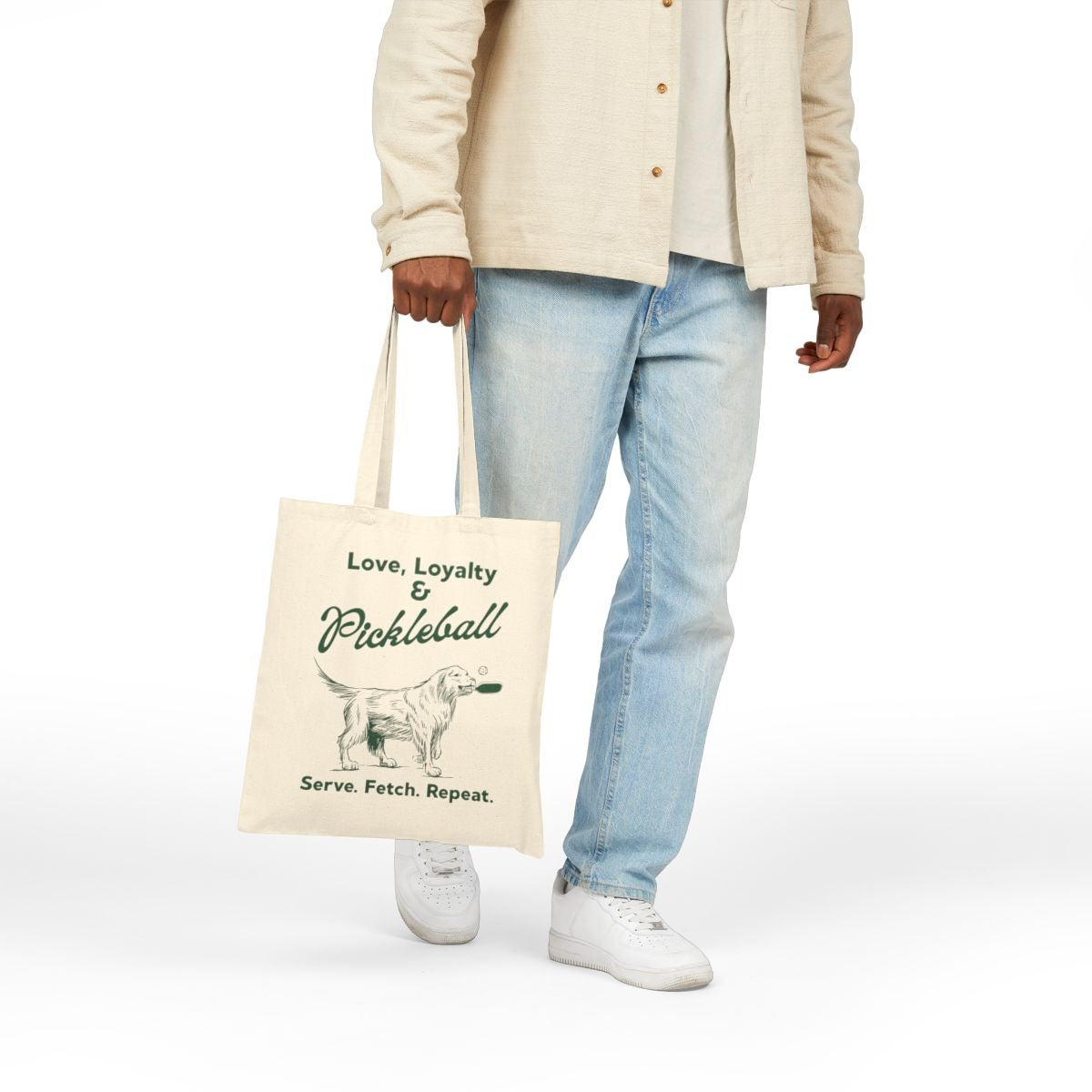 PADDLE & PAWS - Pickleball (Tote Bag)