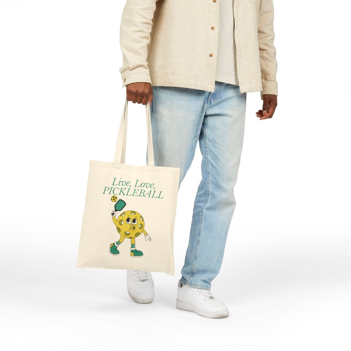 LIVE LOVE PICKLEBALL - Pickleball (Tote Bag)