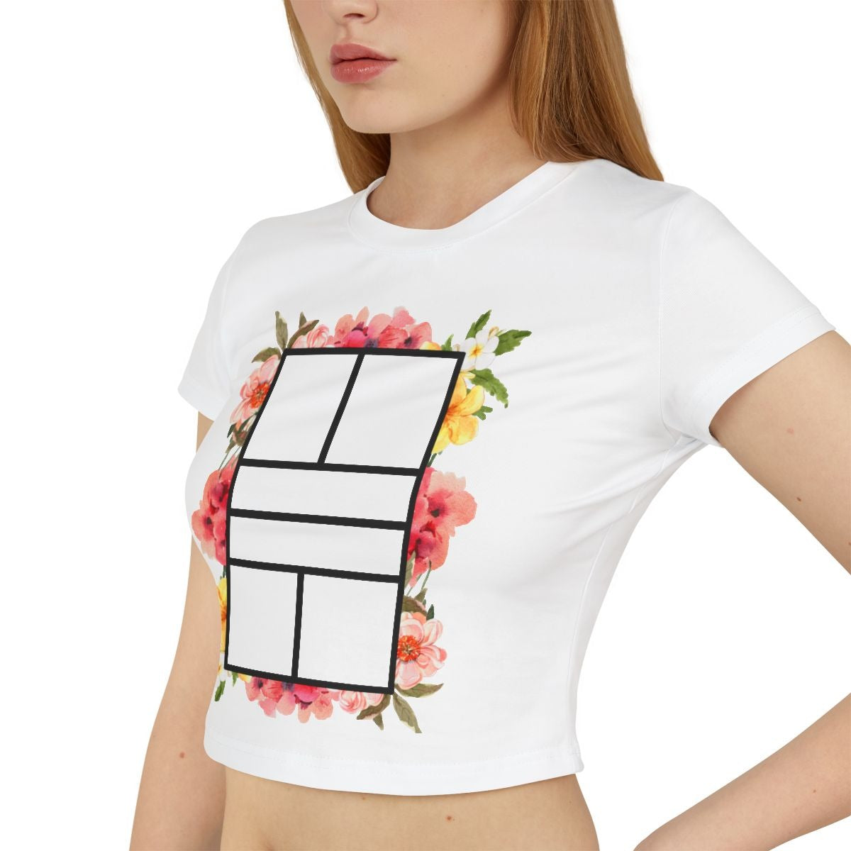 PICKLEBALL FLORAL - Pickleball (Crop Top)