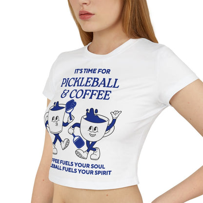 COFFEE & PICKLEBALL 3 - Pickleball (Crop Top)