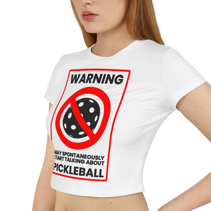 WARNING PICKLEBALL - Pickleball (Crop Top)