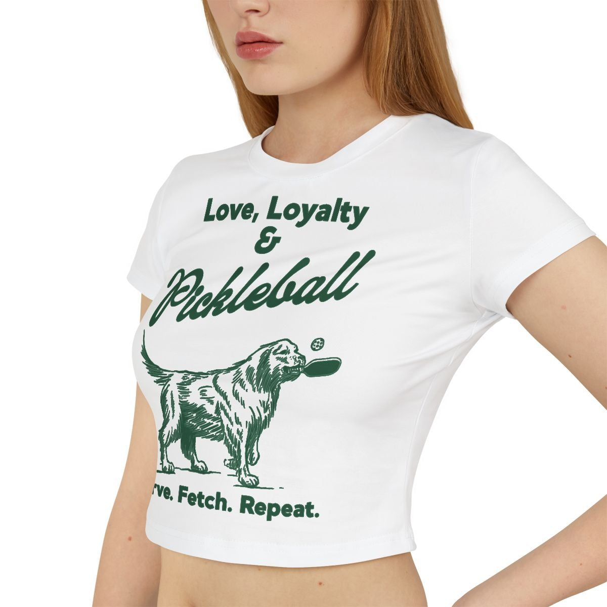 PADDLE & PAWS - Pickleball (Crop Top)