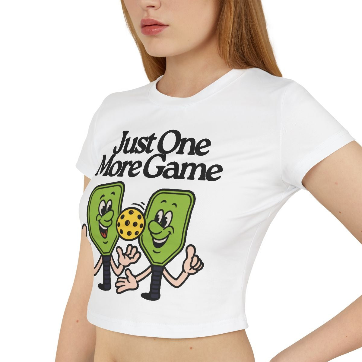 JUST ONE MORE GAME - Pickleball (Crop Top)