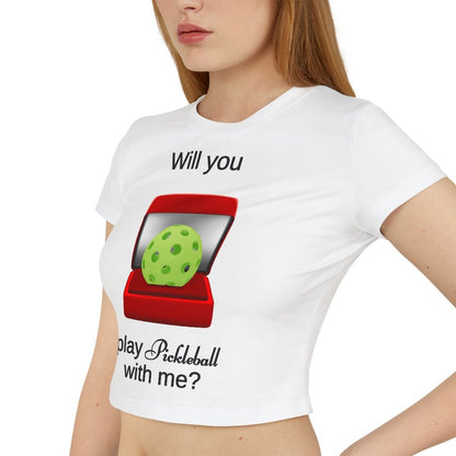 WILL YOU? - Pickleball (Crop Top)