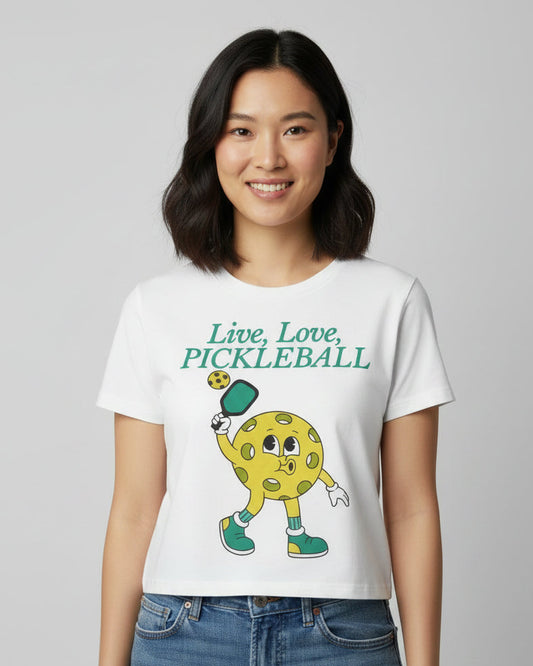 LIVE LOVE PICKLEBALL - Pickleball (Crop Top)