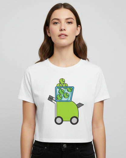 BALL MACHINE - Tennis (Crop Top)