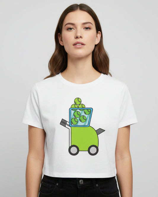 BALL MACHINE - Tennis (Crop Top)