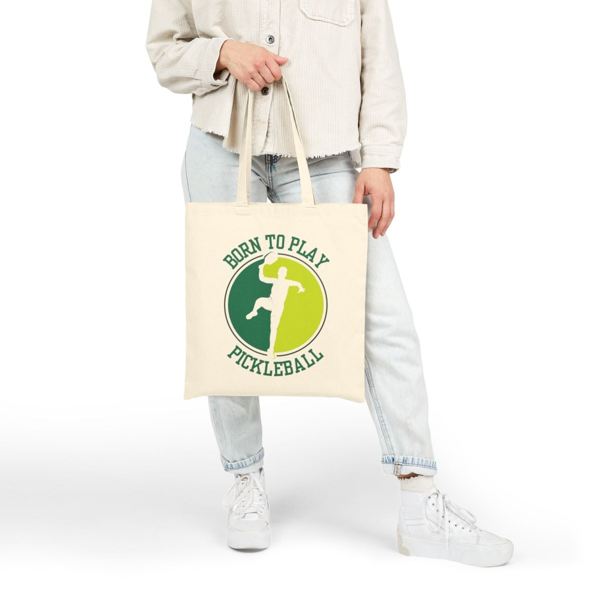 BORN TO PLAY PICKLEBALL - Pickleball (Tote Bag)