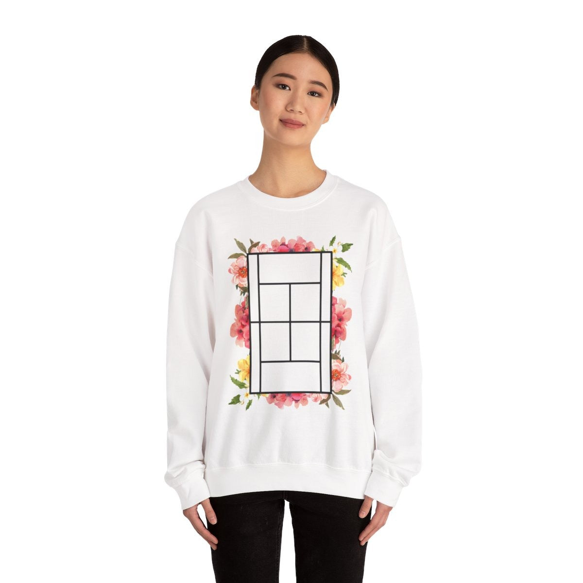 TENNIS FLORAL 1 - Tennis (Sweatshirt)