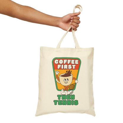 COFFEE FIRST THEN TENNIS 2 -Tennis (Tote Bag)