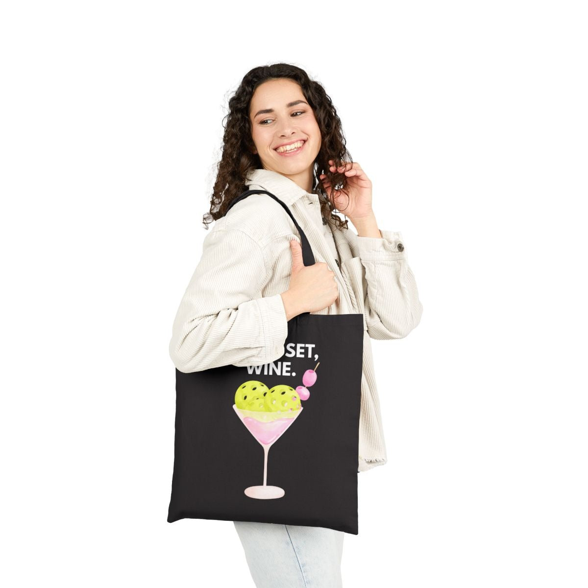 GAME SET WINE - Pickleball (Tote Bag)