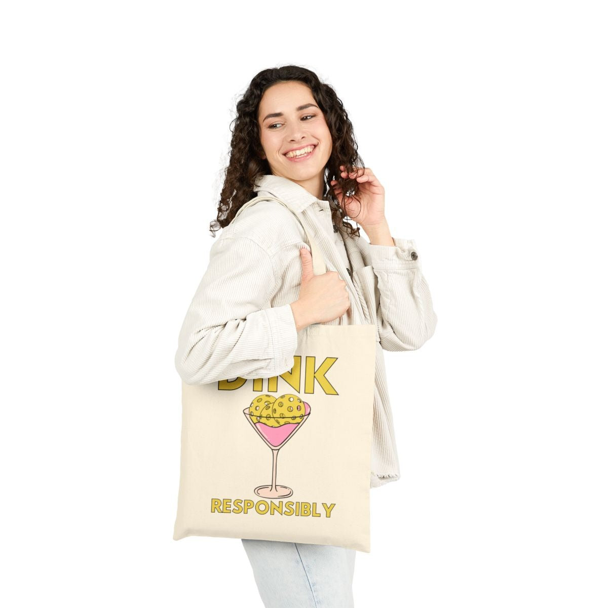 DINK RESPONSIBLY - Pickleball (Tote Bag)