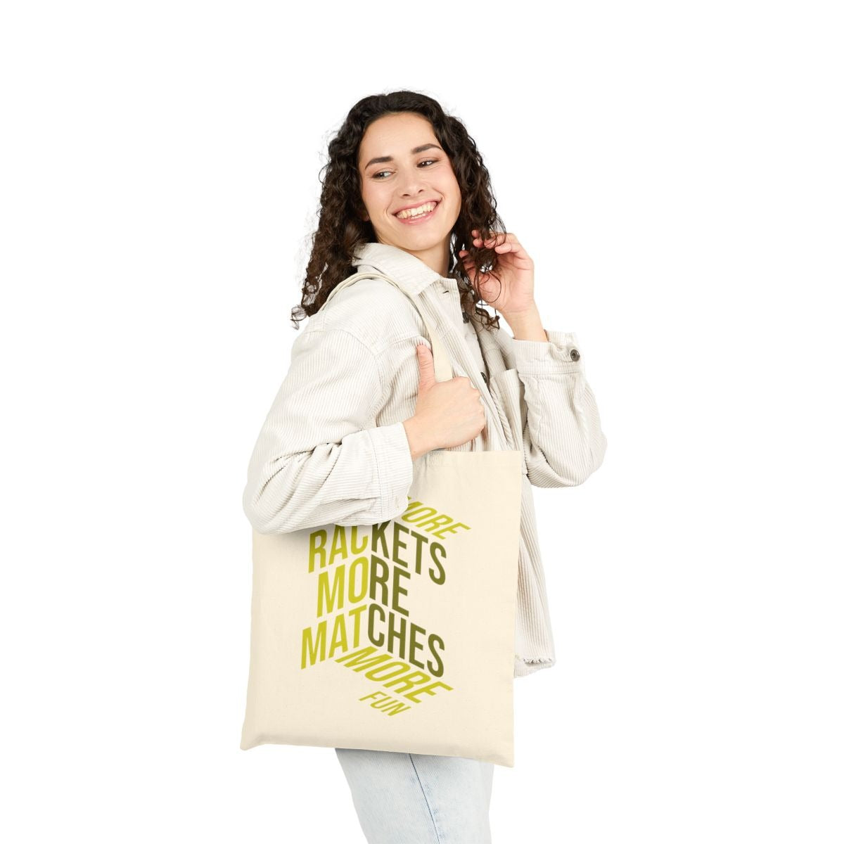 MORE RACKETS - Pickleball (Tote Bag)
