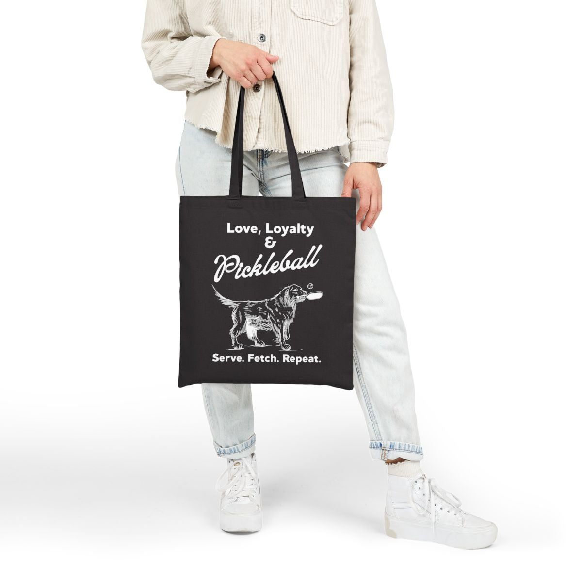 PADDLE & PAWS - Pickleball (Tote Bag)
