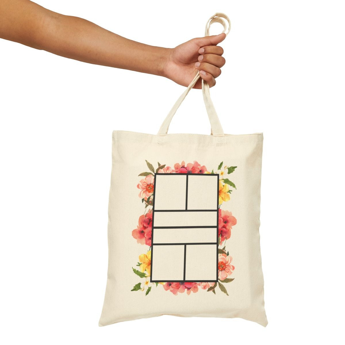 PICKLEBALL FLORAL - Pickleball (Tote Bag)