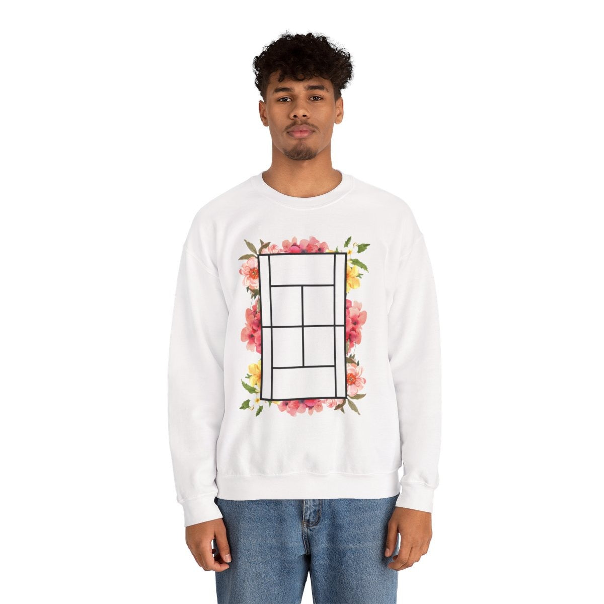 TENNIS FLORAL 1 - Tennis (Sweatshirt)