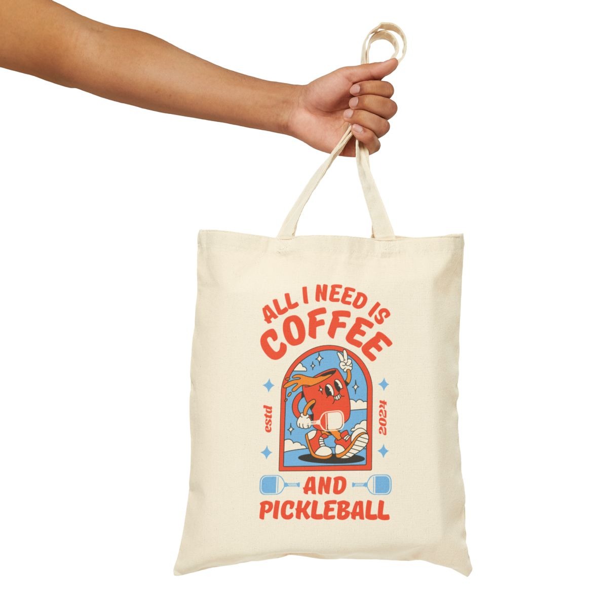 COFFEE & PICKLEBALL 2 - Pickleball (Tote Bag)