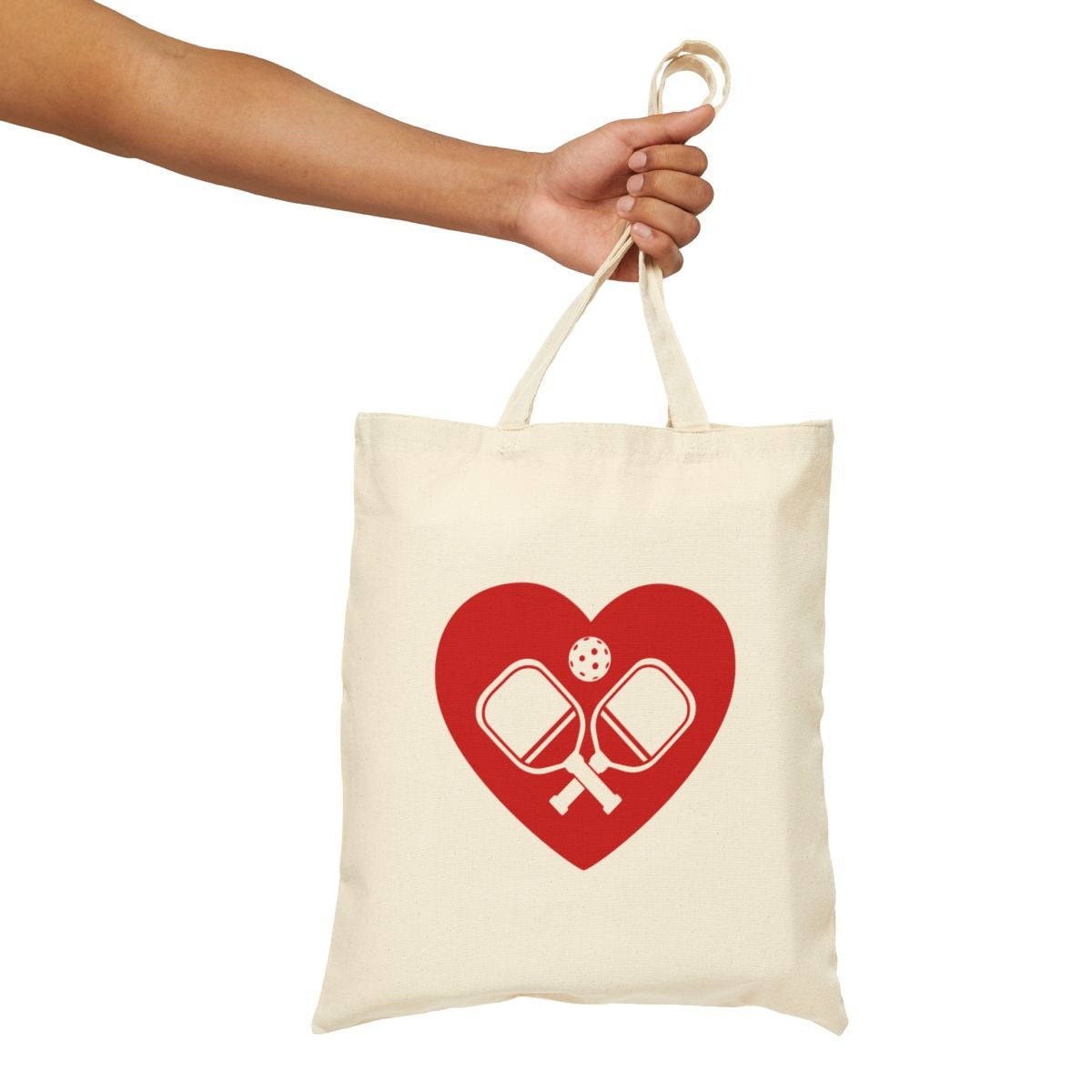 HEART PICKLEBALL 4 - Pickleball (Tote Bag)