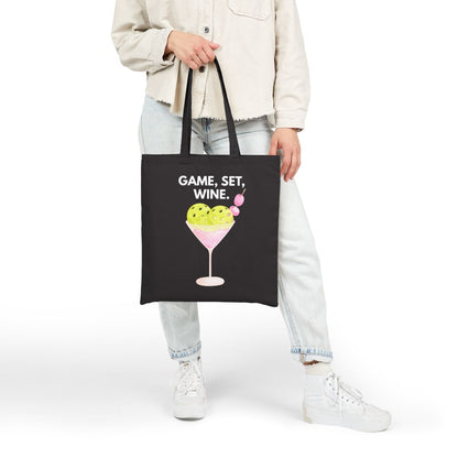 GAME SET WINE - Pickleball (Tote Bag)