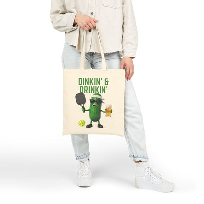 DINKIN' & DRINKIN' - Pickleball (Tote Bag)