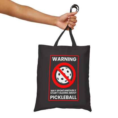 WARNING PICKLEBALL - Pickleball (Tote Bag)