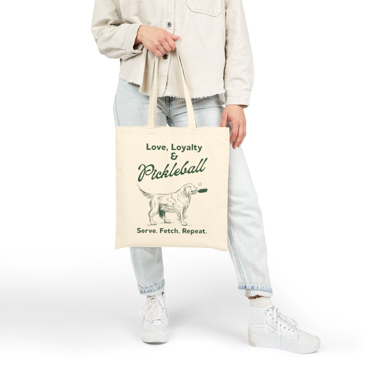 PADDLE & PAWS - Pickleball (Tote Bag)