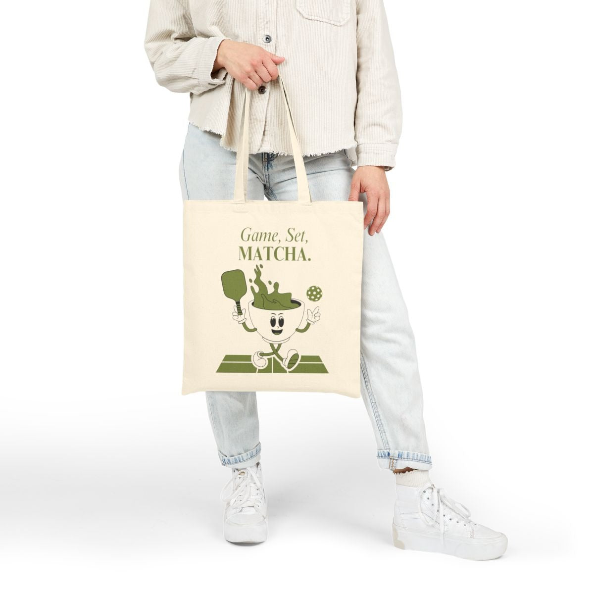 GAME, SET, MACTHA - Pickleball (Tote Bag)