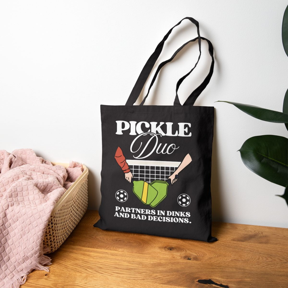 PICKLE DUO - Pickleball (Tote Bag)