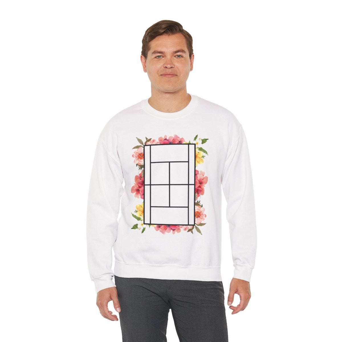 TENNIS FLORAL 1 - Tennis (Sweatshirt)