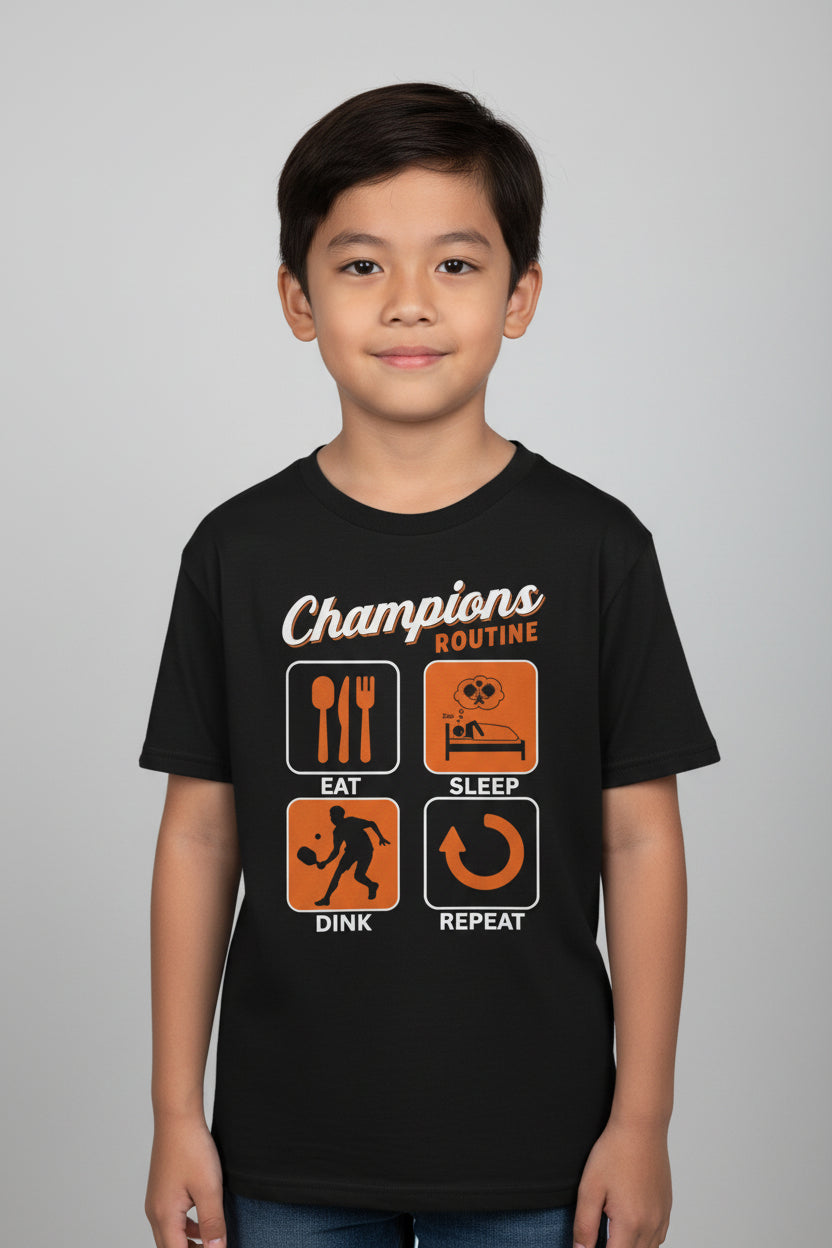 CHAMPIONS ROUTINE - Pickleball (Kids Tee)