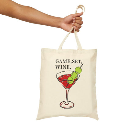 GAME, SET, WINE - Tennis (Tote Bag)