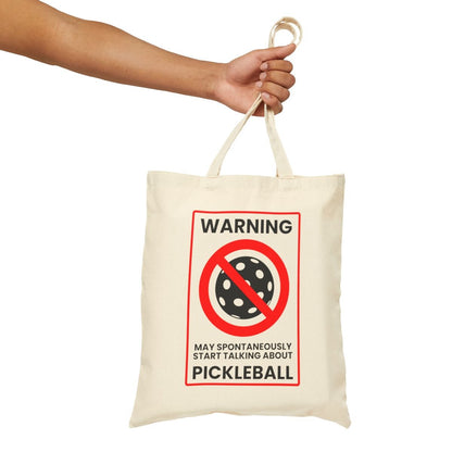 WARNING PICKLEBALL - Pickleball (Tote Bag)