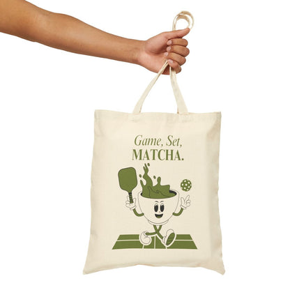 GAME, SET, MACTHA - Pickleball (Tote Bag)