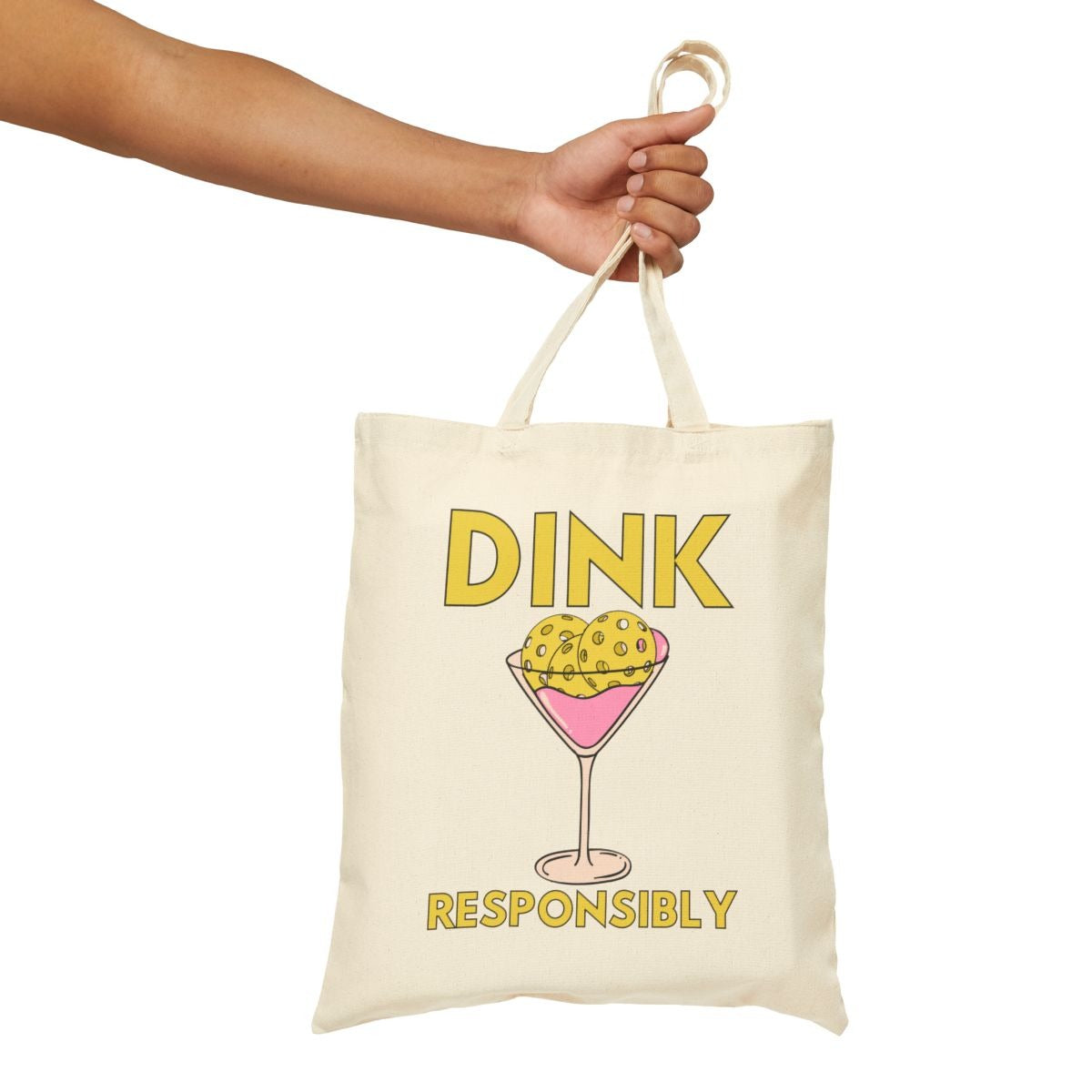 DINK RESPONSIBLY - Pickleball (Tote Bag)