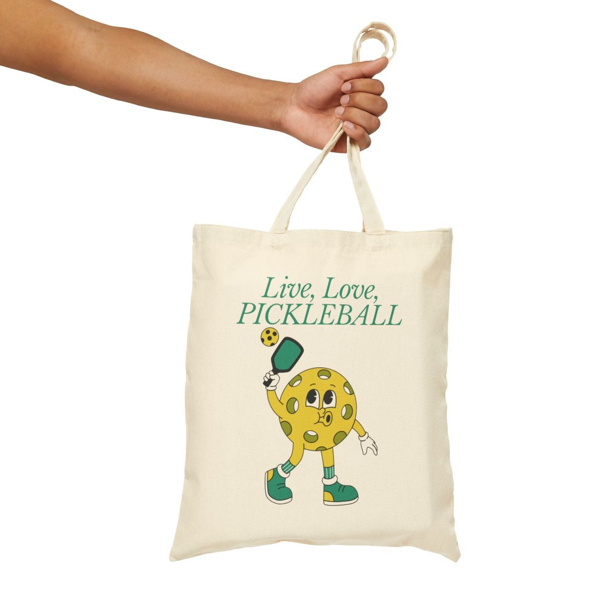 LIVE LOVE PICKLEBALL - Pickleball (Tote Bag)