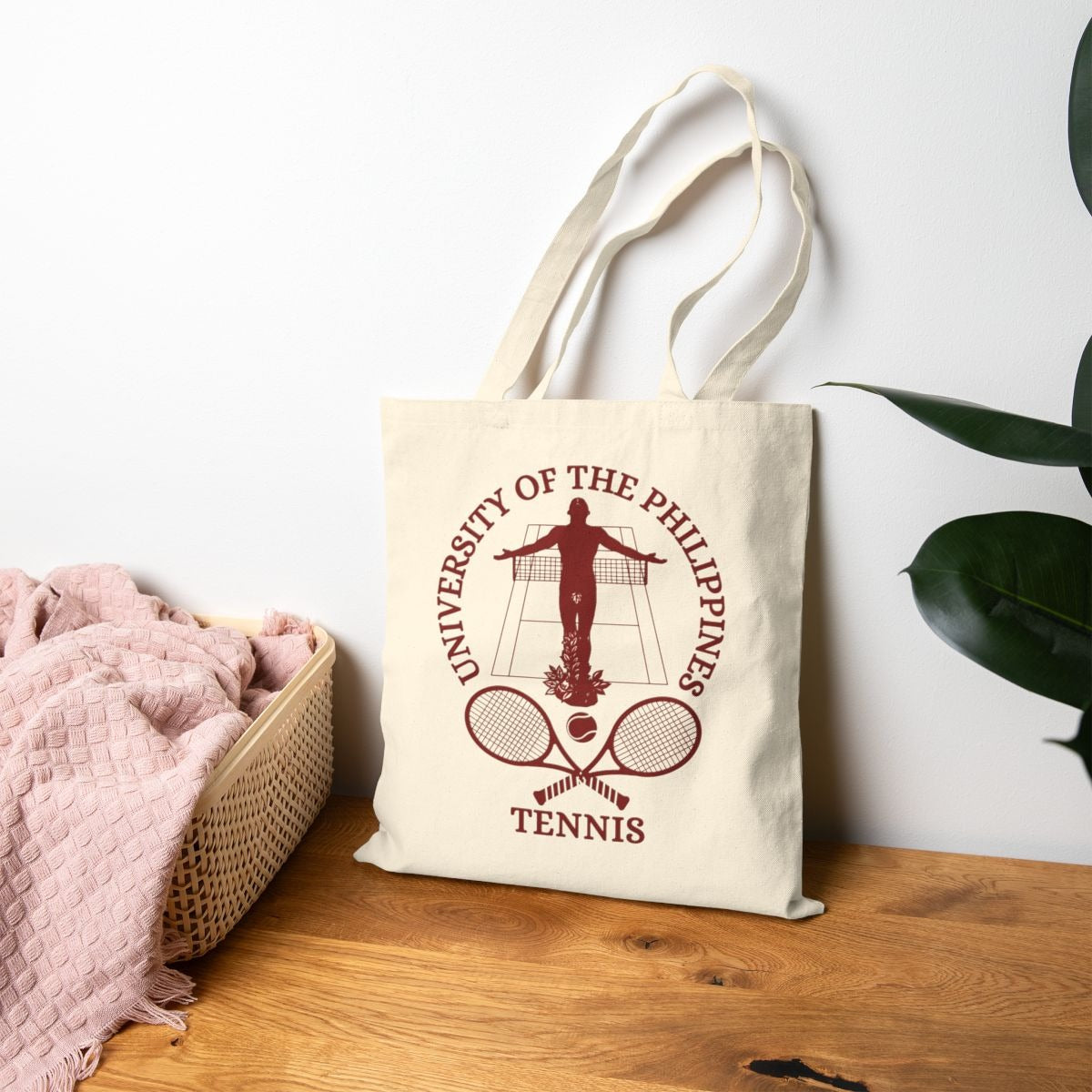UP MAROONS TENNIS - Tennis (Tote Bag)