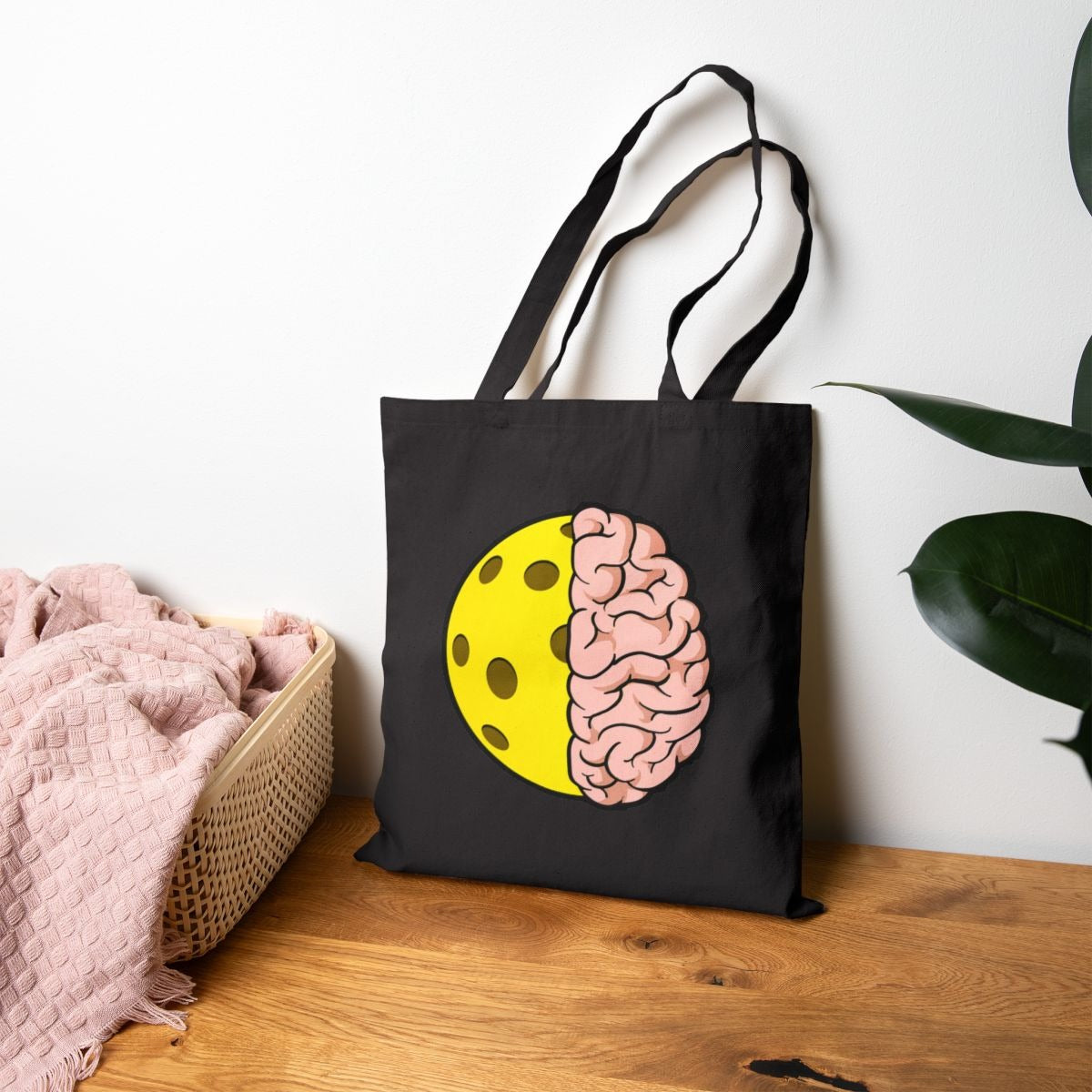 PICKLEBALL BRAIN - Pickleball (Tote Bag)