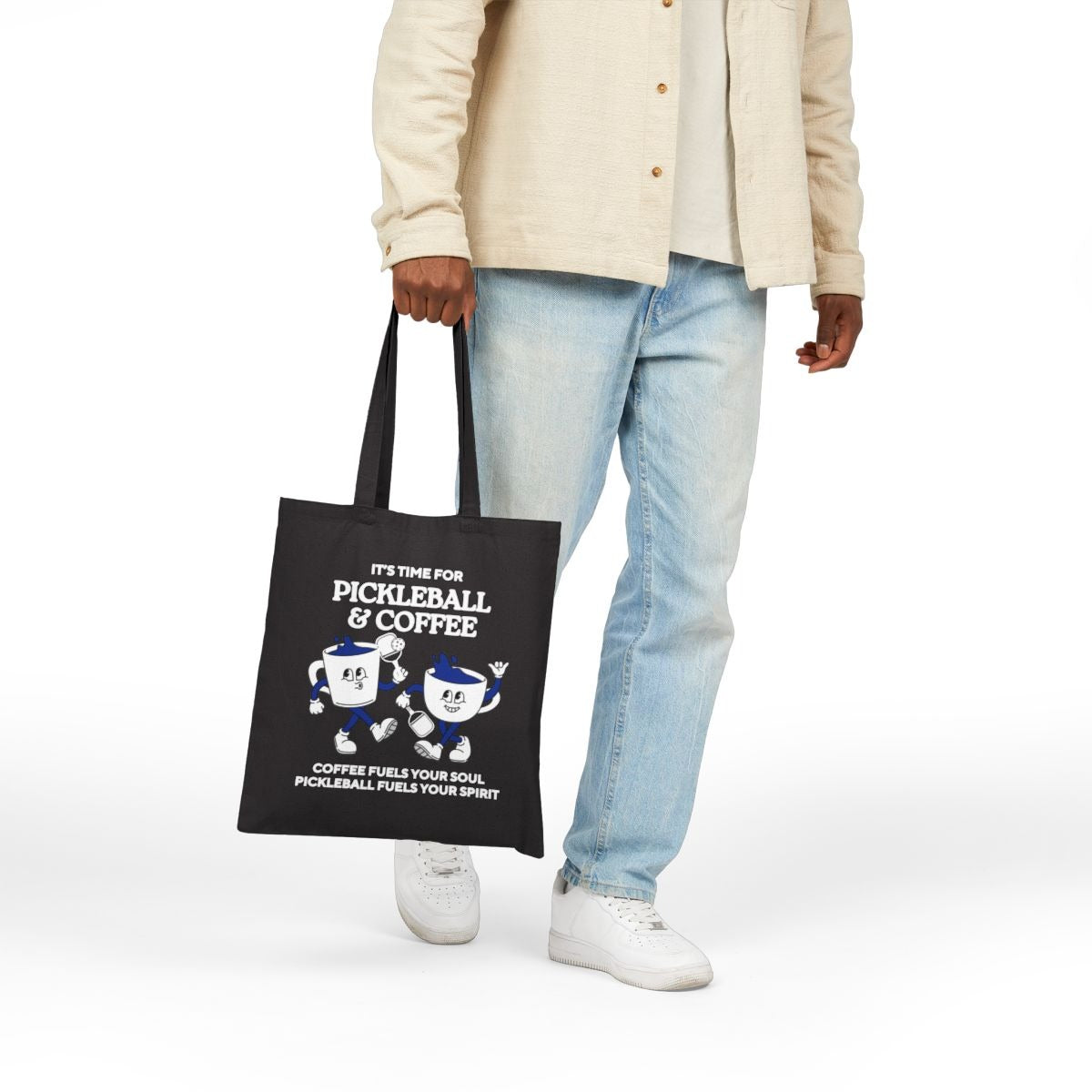 COFFEE & PICKLEBALL 3 - Pickleball (Tote Bag)